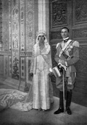 Rome, January 8,1930. The Italian Prince Umberto di Savoia and The Belgium Princess Maria Josè get married, click and see more ...