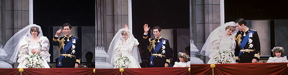 Diana and charles ... just married